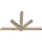 Ekena Millwork Kennewick Rough Sawn Timber Gable Bracket, Douglas Fir, 60"W x 35"H x 2"D x 4"F, 14/12 Pitch GBW060X35X0204KEN00RDF - alternate 4